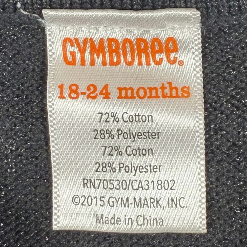 GYMBOREE Baby Girls' Black‎ Glitter Sparkly Peplum Cardigan Sweater Size 18-24M